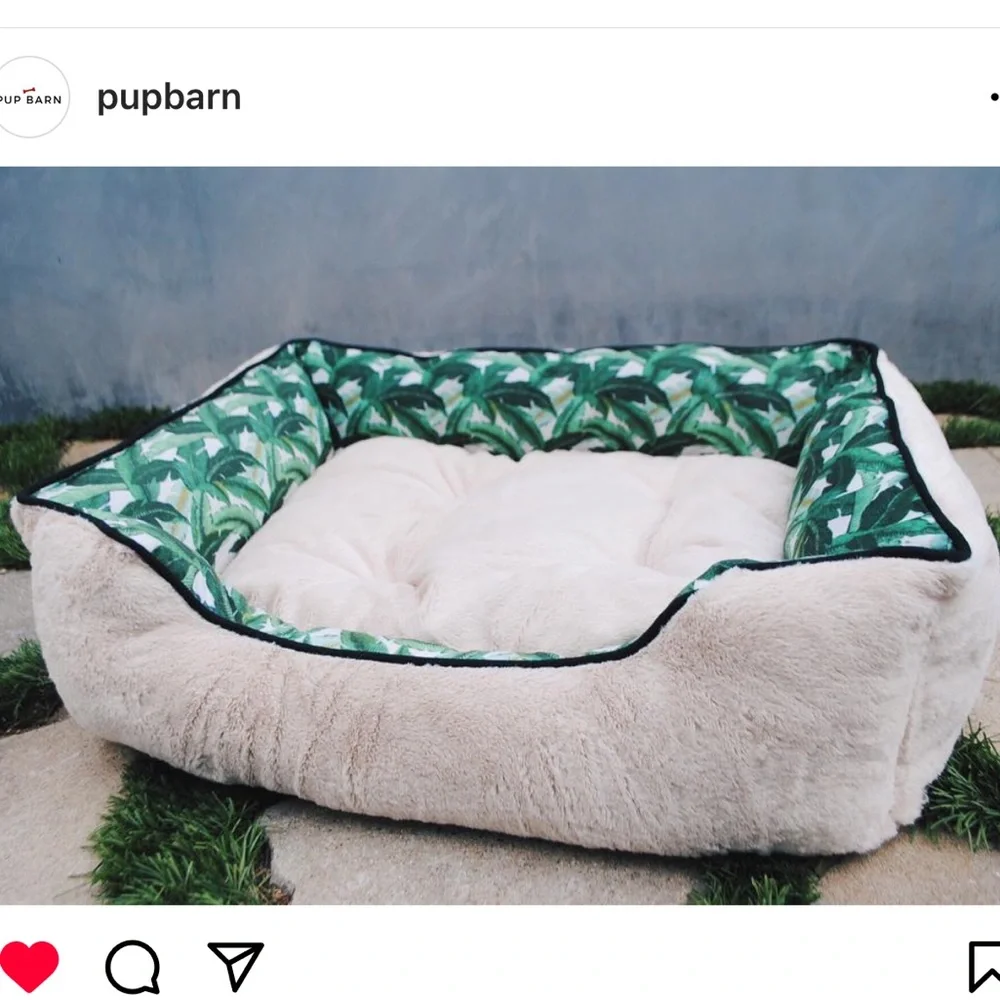 Brand New | Banana Leaf Dog Bed